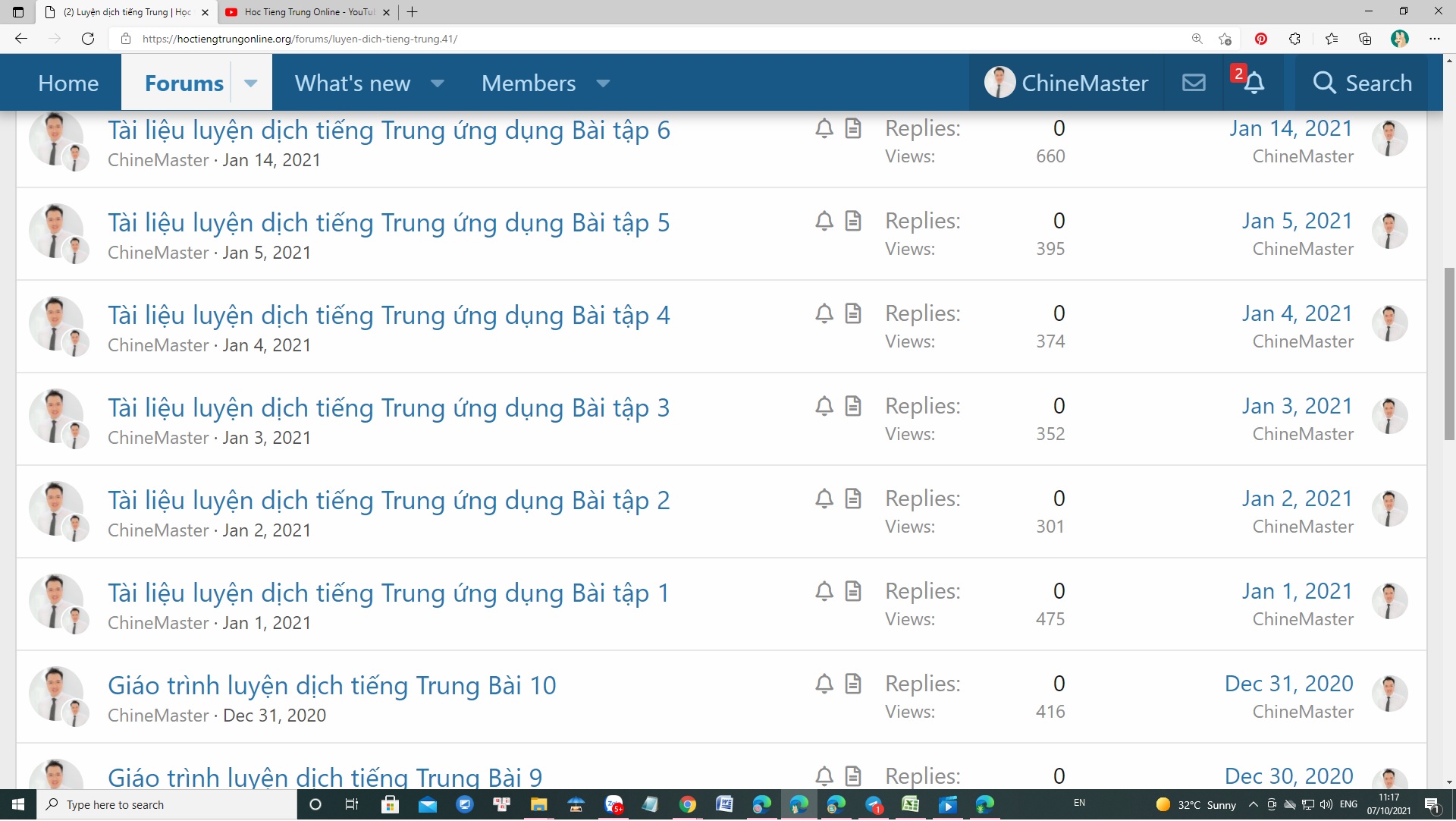 Lớp luyện dịch tiếng Trung thương mại ứng dụng thực tế theo chương trình đào tạo trực tuyến của khóa học tiếng Trung online qua Skype Thầy Vũ chủ giảng