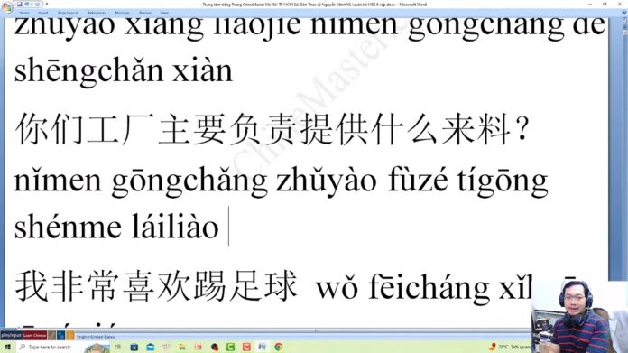 Học tiếng trung theo chủ đề Trưng bày sản phẩm - Tác giả Nguyễn Minh Vũ