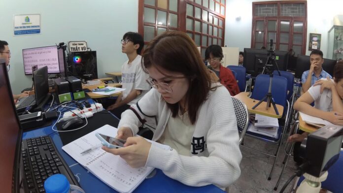 Học tiếng Trung online lớp em Hà My Tú Chinh Diễm Quỳnh 25-4-2025