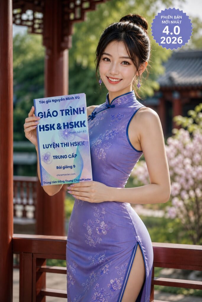 Giáo trình chuẩn HSK luyện thi HSK bài 9 4 Giáo trình chuẩn HSK phiên bản mới 2026 Tác giả Nguyễn Minh Vũ
